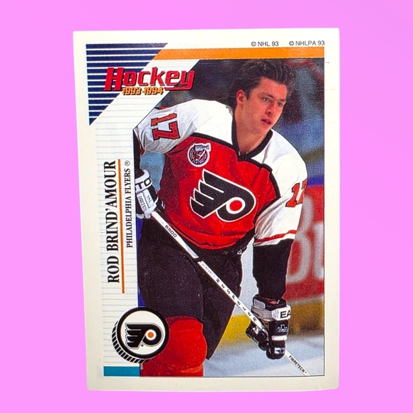 1993-94 Panini Hockey Rod Brind'Amour Philadelphia Flyers #47 Sticker - Picture 1 of 3